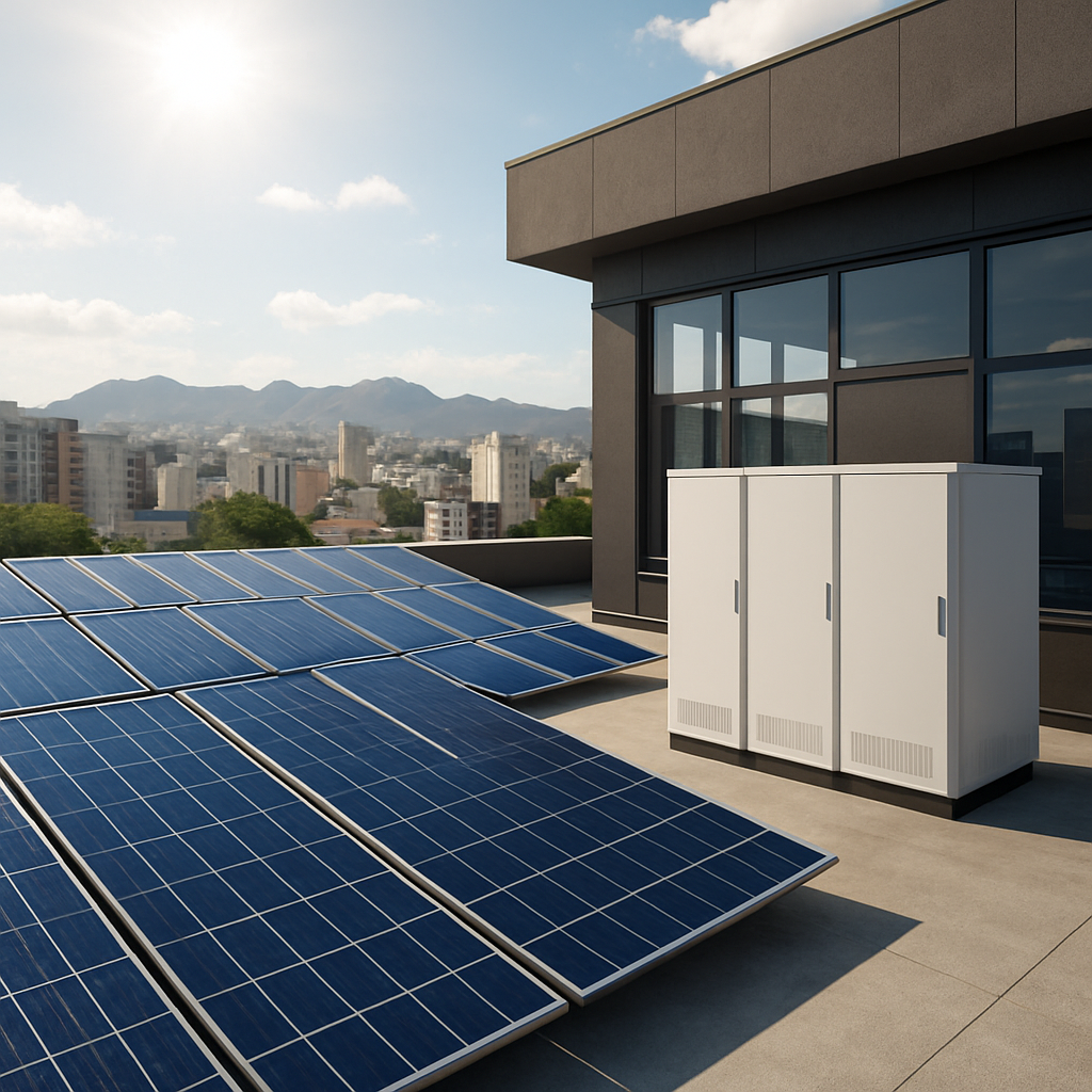 Como integrar energia solar e baterias industriais para máxima economia?
