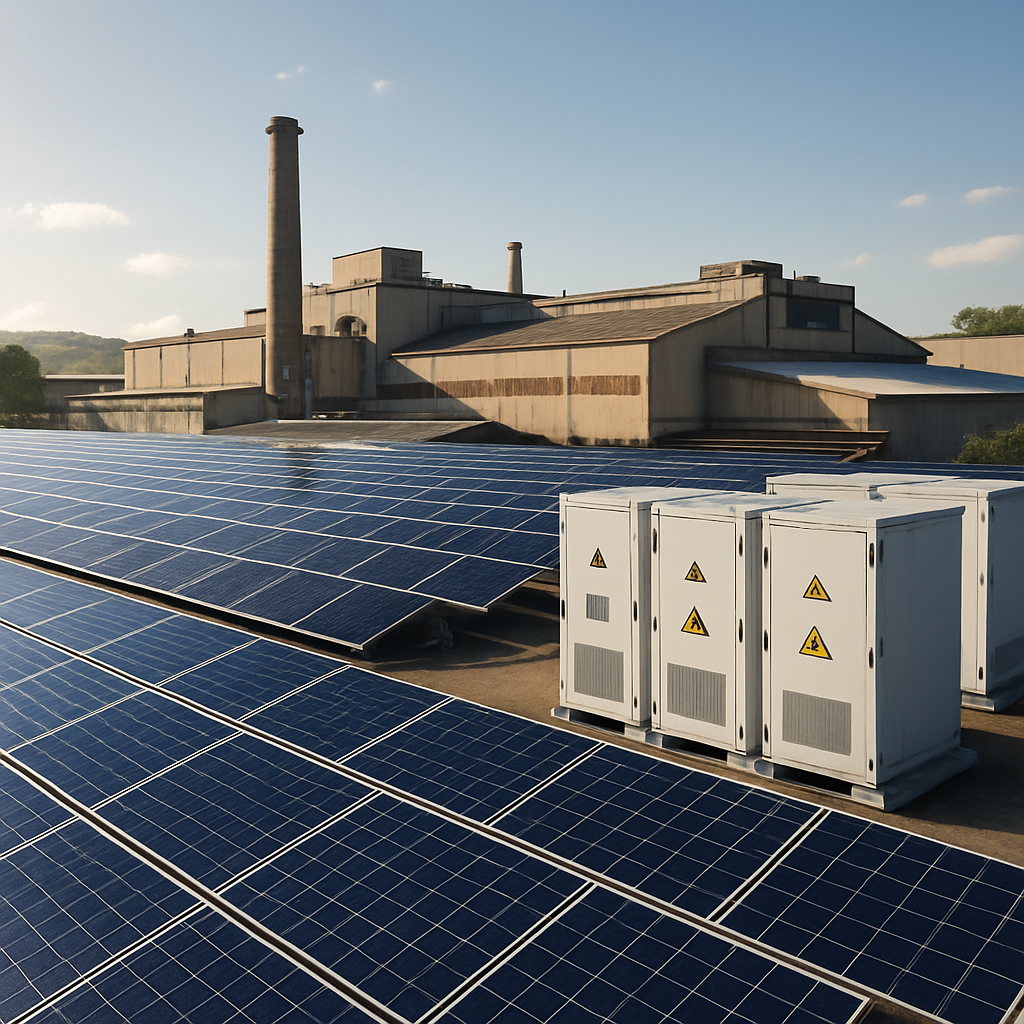 BESS industrial + energia solar: dupla que turbina a economia em Juiz de Fora
