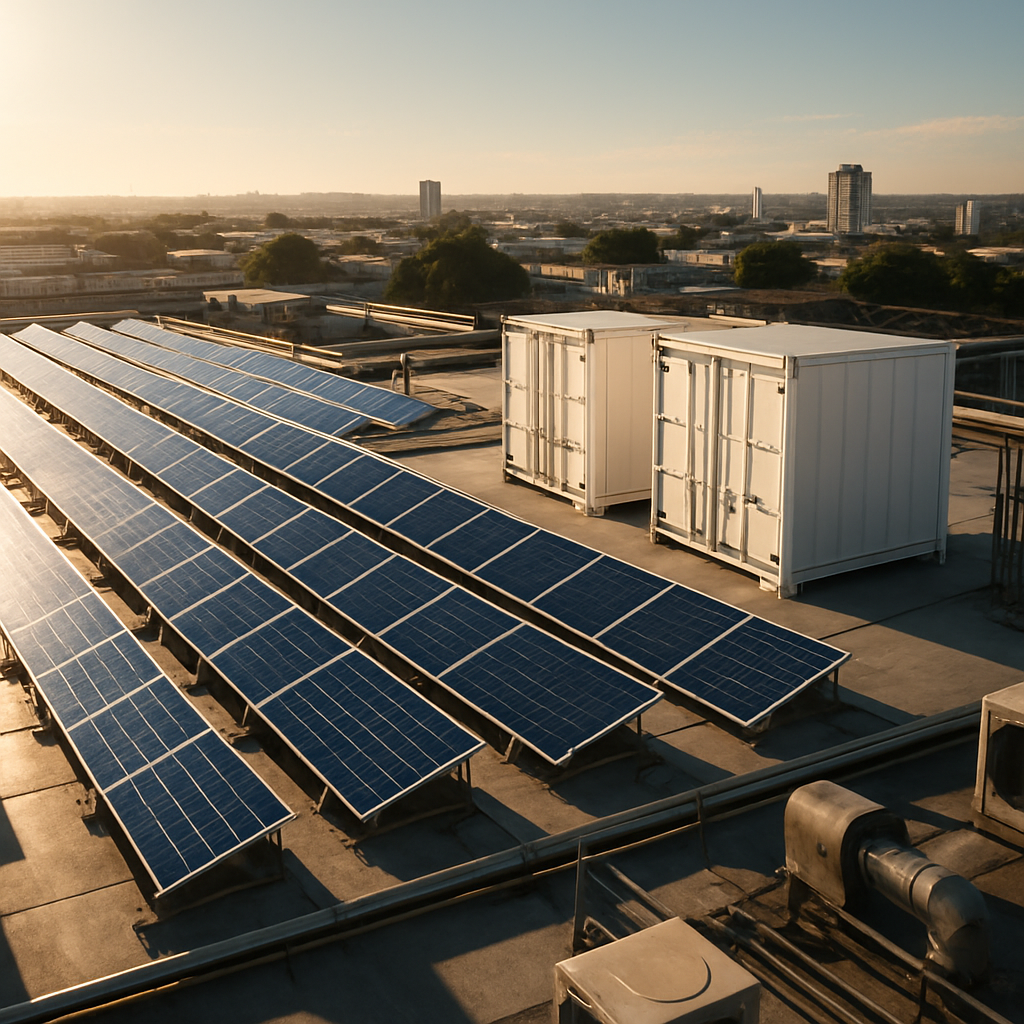 BESS industrial Uberlândia: integração com solar e vantagens fiscais