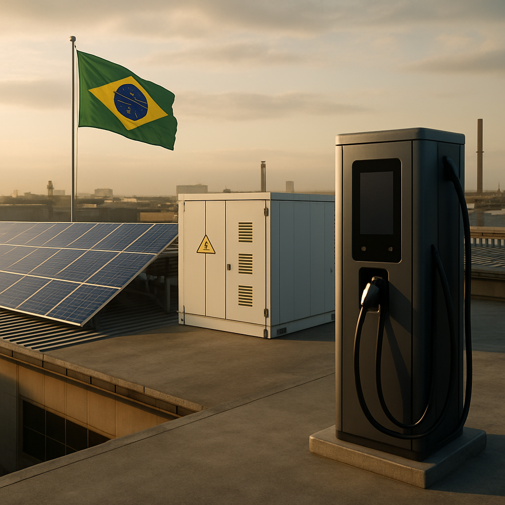 Integração com Energia Solar e BESS: Como Reduzir o Pico e Ganhar Autonomia