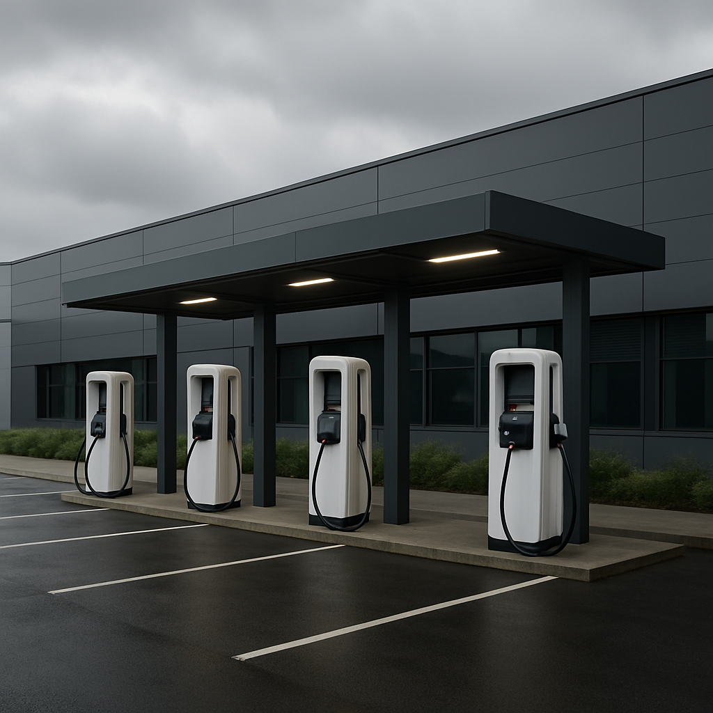 Gráfico de subutilização de carregador 150kW para empresas mostra 37% de ociosidade