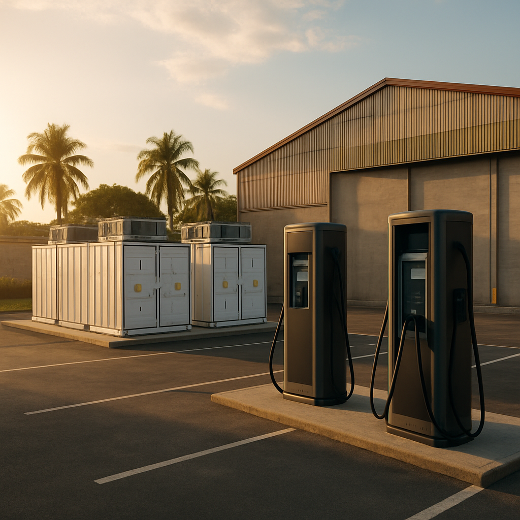 BESS industrial: como baterias estacionárias mudam o jogo da recarga rápida?