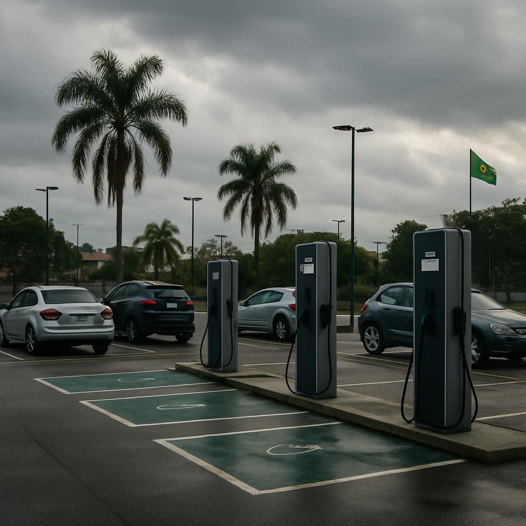 Gráfico mostrando que 78% dos carregadores EV em estacionamento comercial Contagem operam abaixo do potencial