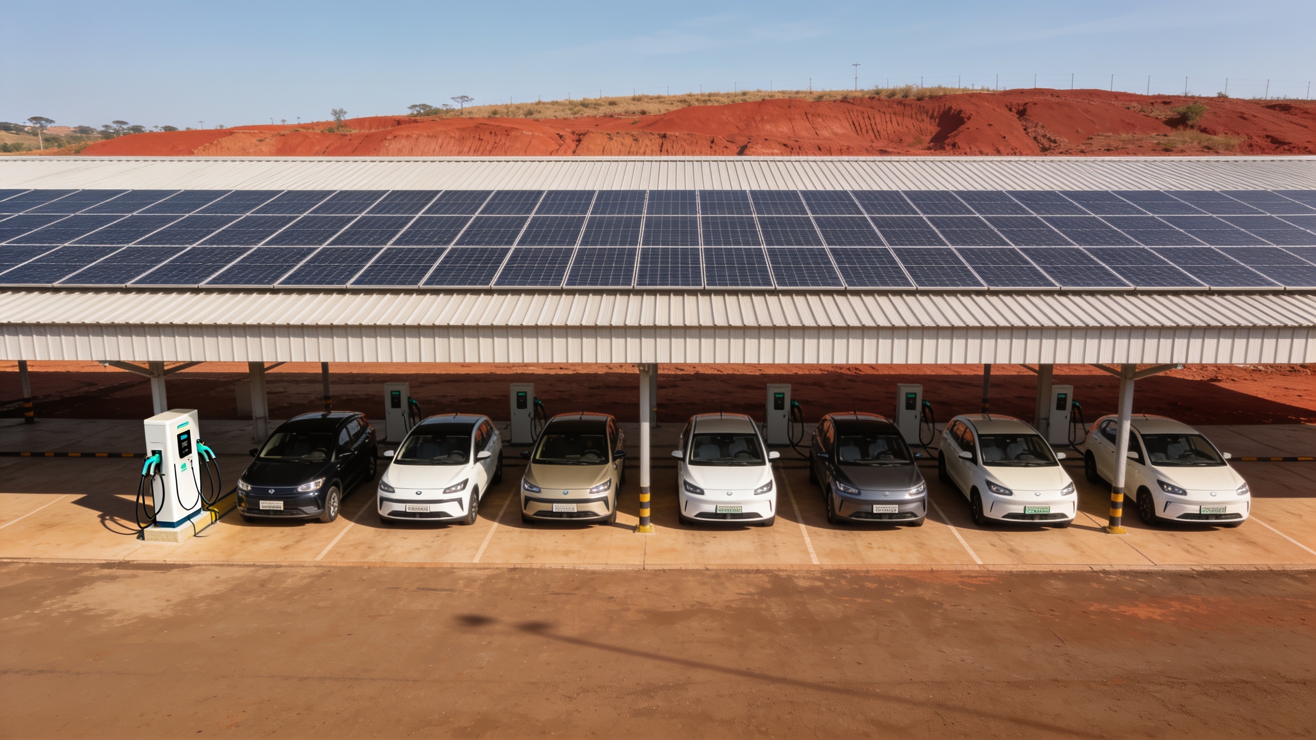 Energia solar na base: o atalho que derruba o custo por kWh da frota