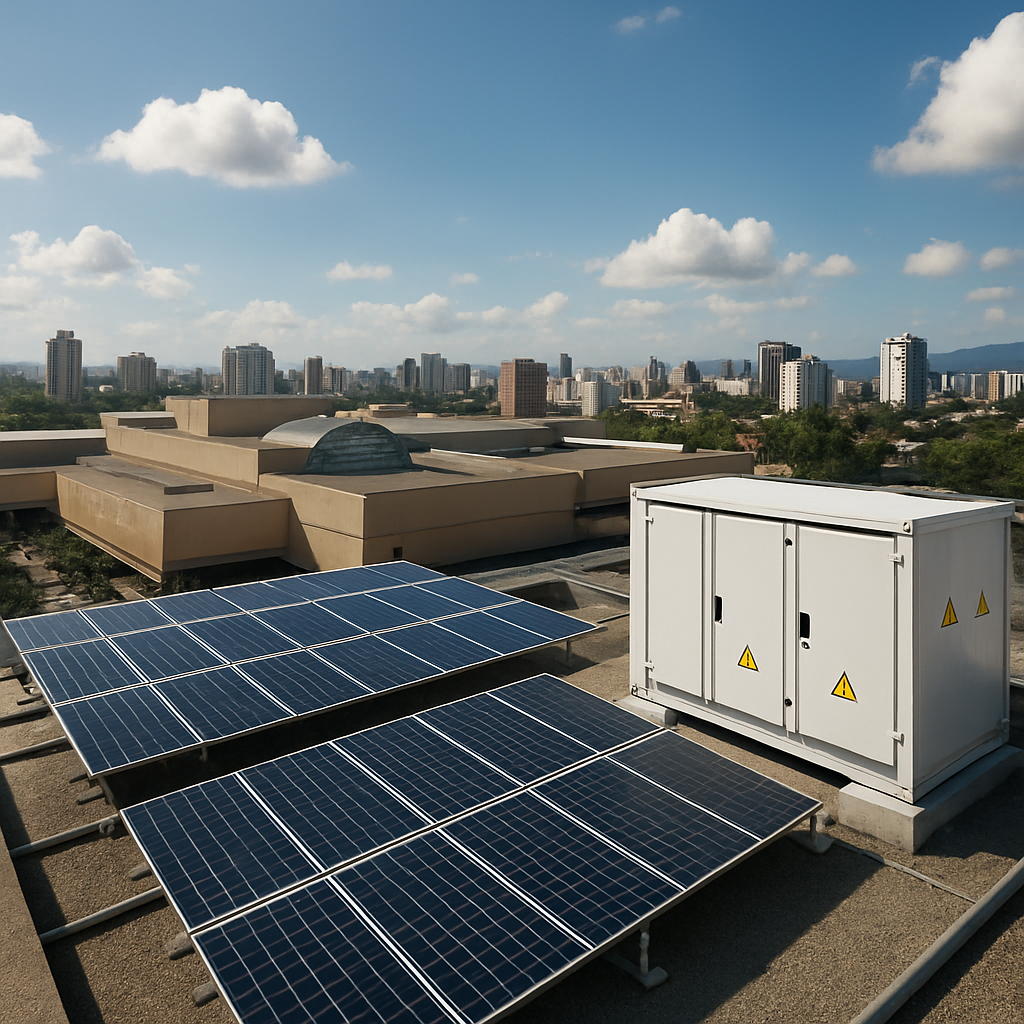 Como Integrar Energia Solar e BESS para Reduzir o Custo do kWh no Shopping?
