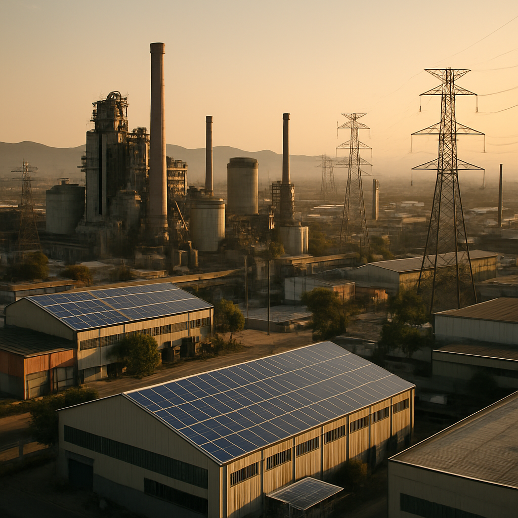 Painéis solares industriais em Montes Claros reduzem custo de energia para fábricas