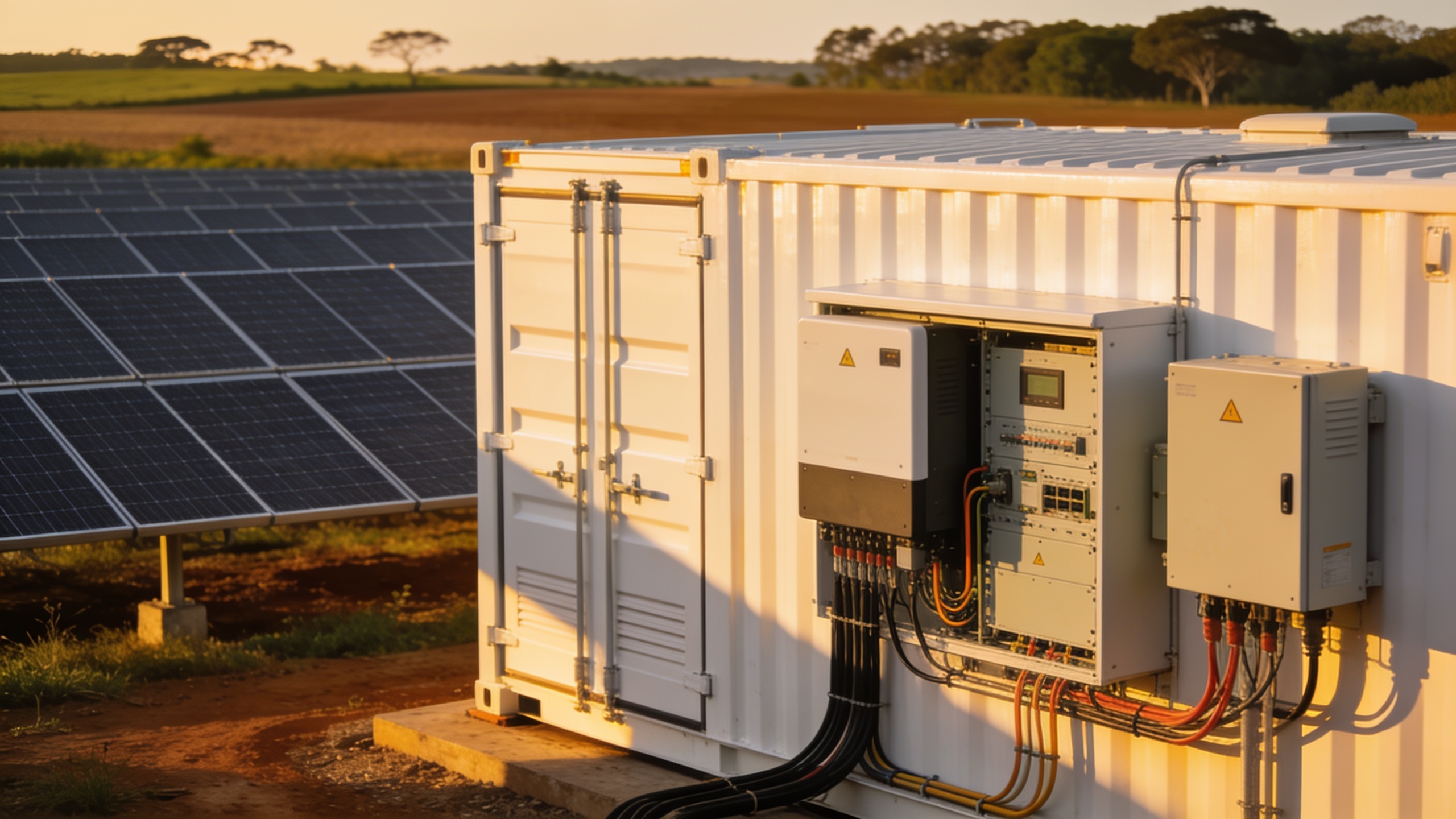 Fazenda solar com BESS: por que baterias mudam a conta do SPE?