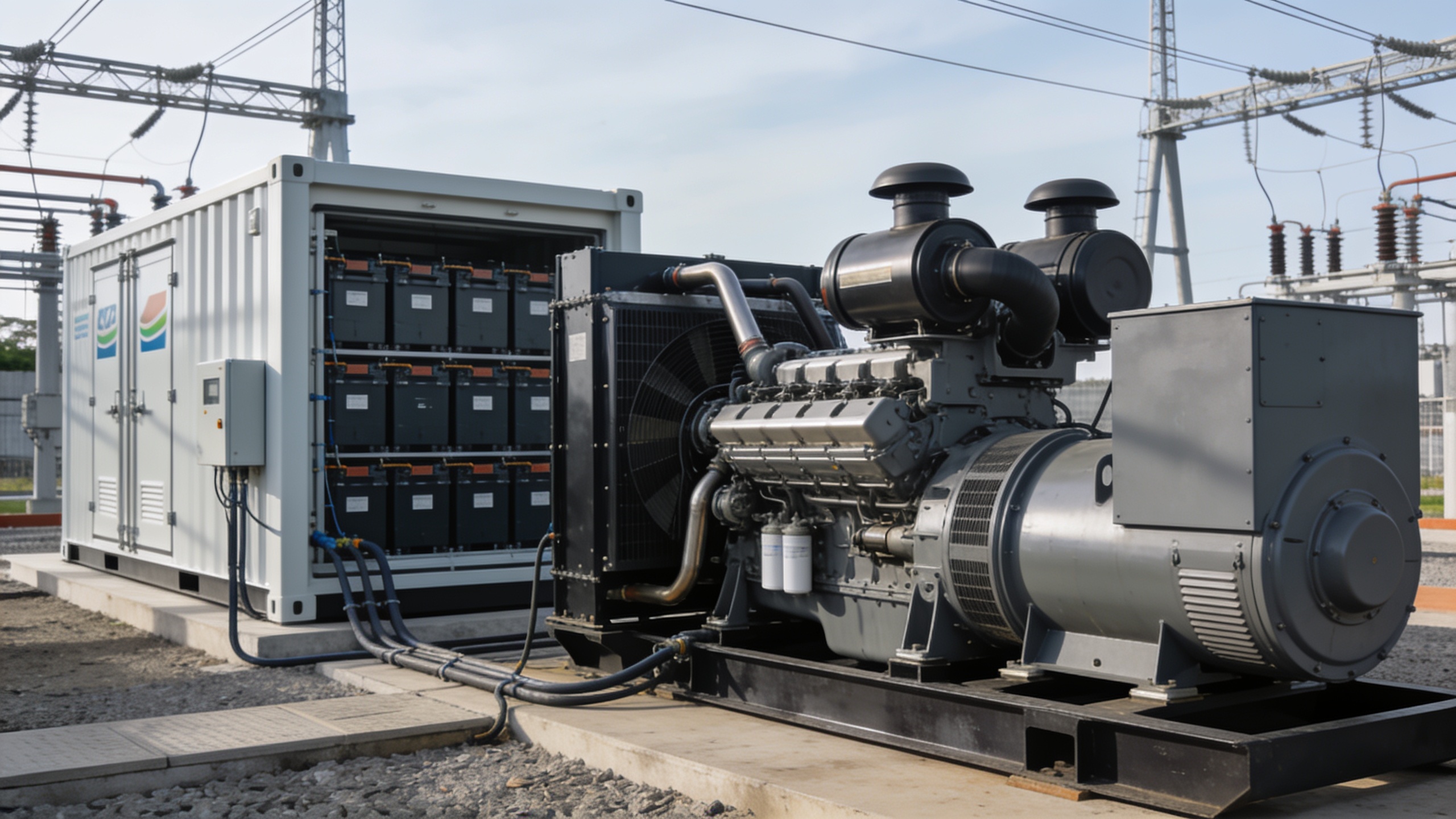 BESS vs. gerador a diesel: qual faz mais sentido para demanda na indústria?